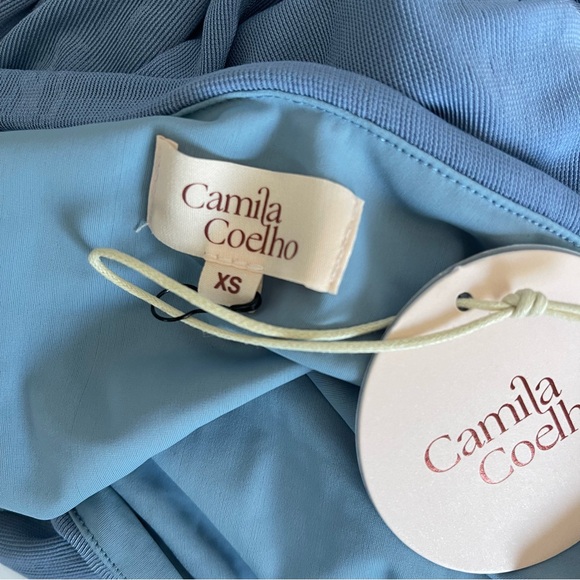 Camila Coelho Serena Midi Skirt in Periwinkle Blue Size XS - Picture 4 of 4